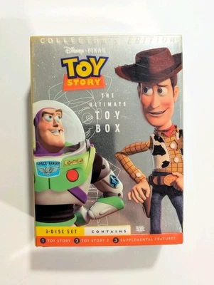 SEALED! Disney Toy Story the Ultimate Toy Box Collector's Edition DVD 3-Disc Set - image 1 of 4