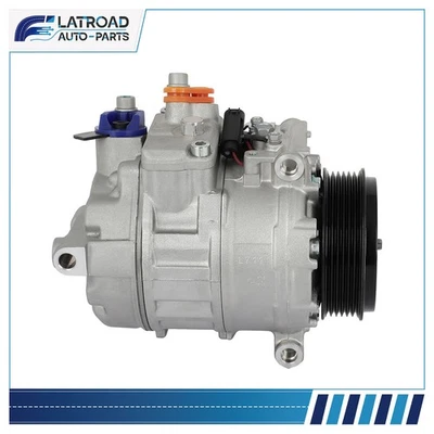 Compresor de aire acondicionado compatible con 03-07 Mercedes-Benz SL500 SL55 5,0 L 5,4 L 5,5 L 6,0 L Foto 1 de 4