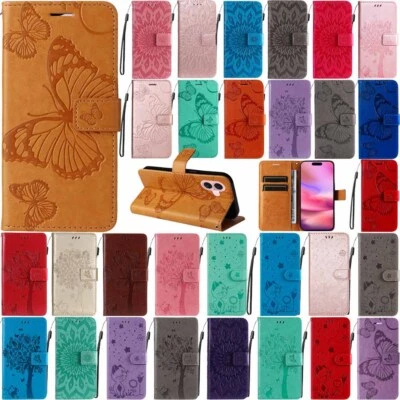 For iPhone 16 Pro Max/16 Plus/15 Pro Max Magnetic Flip Wallet Leather Case Cover - Image 1 of 4
