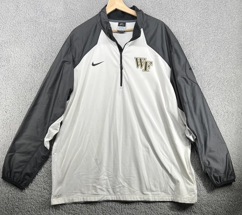 Wake Forest Demon Deacons Nike Dri-Fit Player Issued Quarter-Zip Jacket 3XL Cover