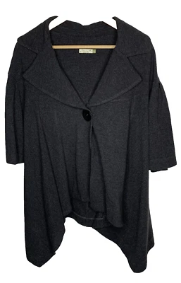 Suéter Chalet Mujer Pañuelo Dobladillo Talla M Gris Algodón S/S Foto 1 de 4