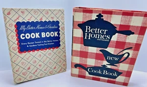 ECU Lot 2 Vintage Better Homes & Gardens Cook Books 1938 & 1965 5 Ring Binder - Picture 1 of 14