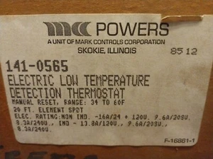 Powers 141-0565 Temperature Detection Thermostat - Picture 1 of 5