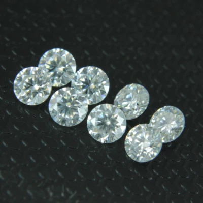 .81 Ct Certified Round Natural Diamond Lot F Color  VVS Clarity .10Ct Each 8 Pcs - Image 1 of 4