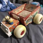 Vintage Fisher Price #145 Wooden HUMPTY DUMPTY DUMP TRUCK - RARE Very Old!
