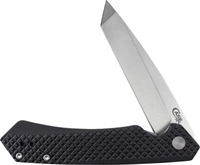 Case Cutlery Kinzua EDC Framelock Black Aluminum Folding S35VN Tanto Knife 64684 - Image 1 of 4