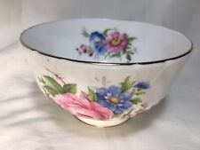 Aynsley 'Spray' Scalloped OPEN SUGAR BOWL with Cabbage Rose #2383