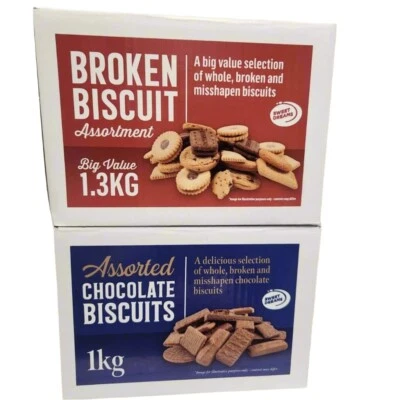 Broken & Chocolate Biscuit Assortment Big Value Variety Pack - Image 1 of 4