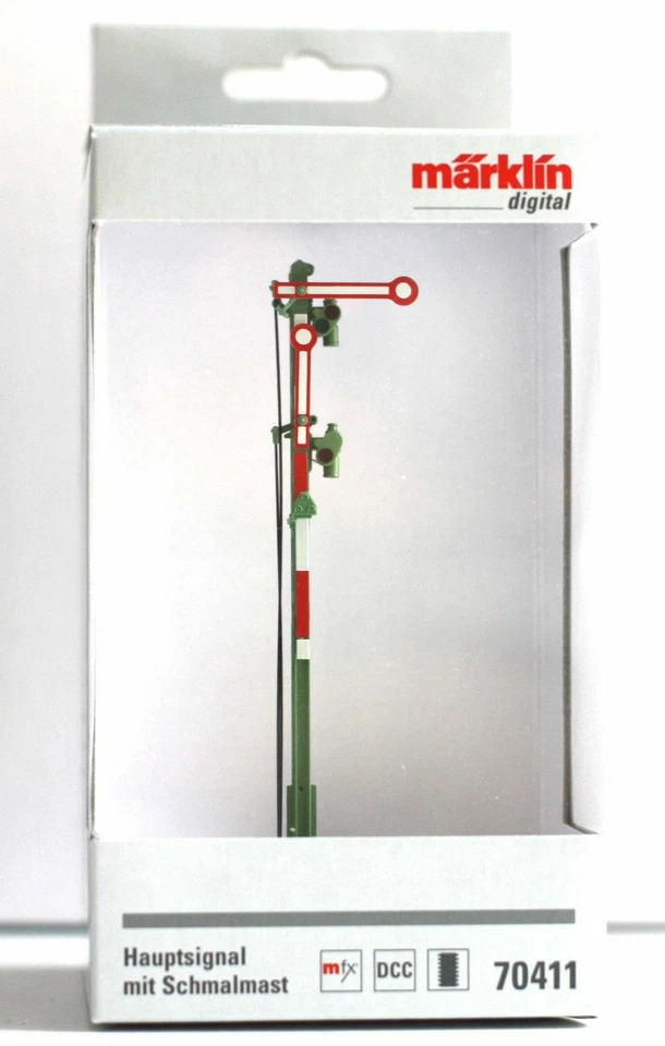 Märklin H0 70411 Hauptsignal mit Schmalmast Digital - Bild 1 von 1