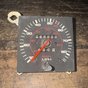 Tested Good Speedometer w mile trip Audi 4000 811957033AE AE48127 - Picture 1 of 2
