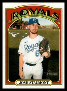 2021 Topps Heritage Josh Staumont #284 Kansas City Royals - Picture 1 of 2