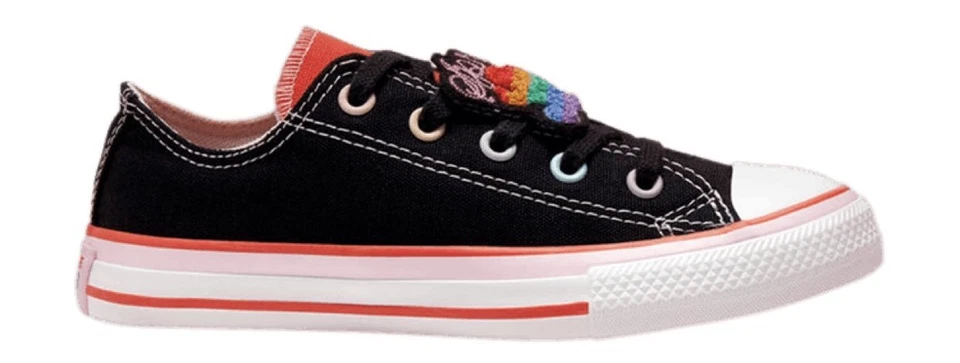 CONVERSE Millie Bobby Brown x Chuck Taylor All St 367302C Kids Size 12.0, New - Imagem 1 de 1