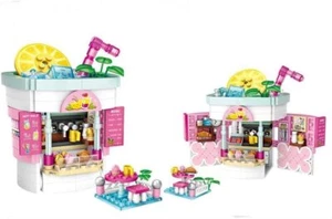 Juego de mini ladrillos con soporte de limonada para limonada parque de diversiones - Imagen 1 de 8