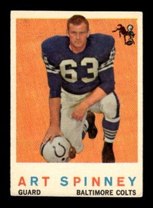1959 Topps Football #171 Art Spinney  Baltimore Colts