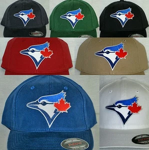 Toronto Blue Jays "FLEX FIT" CAP ⚾CLASSIC MLB PATCH/LOGO ⚾3 Sizes⚾7 Colors ⚾️NEW - Picture 1 of 4