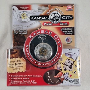 Reloj de Bolsillo Kansas City Railroad Edición Limitada Totalmente Nuevo - Imagen 1 de 7