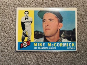 1960 Topps #530 Mike Mccormick VG/EX San Francisco Giants - Picture 1 of 5