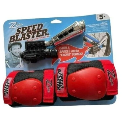 Juego de almohadillas para bicicleta Zefal Z-Kids Speed Blaster tarjeta y radios hacer sonido del motor edad 5+ Foto 1 de 4