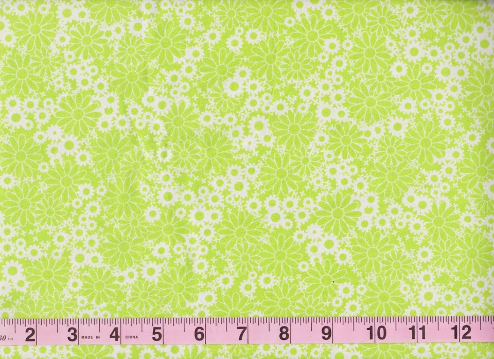 BTY Fabri-Quilt ванны пузырьки лайм белый печать 100% хлопок лоскутное одеяло ткани двор - Изображение 1 из 1