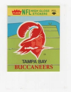 1981 FLEER TEAM ACTION STICKER TAMPA BAY BUCCANEERS LOGO - Picture 1 of 2