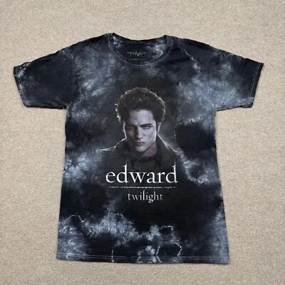 Camisa Twilight Mujer Azul Extra Pequeña Tie Dye Manga Corta Cuello Redondo Película Camiseta Foto 1 de 4