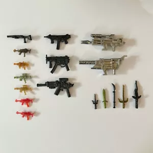 Toy Weapons Vintage Lot for Transformers, Ninja Turtles, Soldiers, Figures - Picture 1 of 2