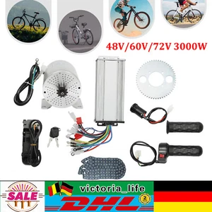 3000W 48/60/72V BLDC Elektro-Brushless Hoch Geschwindigkeit Motor Satz Go-Kart - Bild 1 von 21