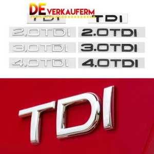 Auto Sticker Heckdeckel Silber, Schwarz Schriftzug Emblem Aufkleber Für Audi - Bild 1 von 15