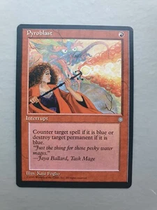 Pyroblast, MTG Ice Age (1995), Common Red Instant NM - Picture 1 of 2
