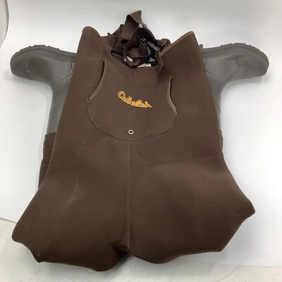 Cabela's Waders Adult Size 4 Neoprene Chest Boot Fishing Rubber Sole 83-2044 - Image 1 of 4