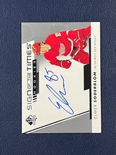 Elmer Soderblom 2022 SP Authentic Signs of the Times Rookie On Card Auto