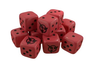 Gale Force Nine (ST007) Star Trek Ascendancy Expansion: Dice (x10) - Klingon - Picture 1 of 1