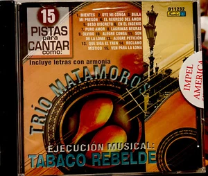 15 Pistas De Cantar Como Trio Matamoros Fuentes Karaoke CD Sealed Columbia - Imagen 1 de 2