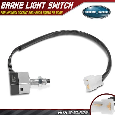 Brake Light Switch with 2-Blades for Hyundai Accent 2001 2002-2005 Santa Fe 2005 - Image 1 of 4