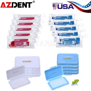 Cepillo dental para dientes de cuidado bucal AZDENT hilo dental/cera protectora de ortodoncia - Imagen 1 de 46