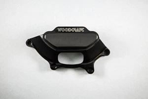 BMW 2020-2024 S1000RR WOODCRAFT CUBIERTA DE ESTATOR PROTECTOR DE MOTOR - PLACA NEGRA - Imagen 1 de 10