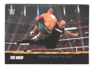 2015 Topps WWE The Rock Rock Bottoms John Cena Rocking WrestleMania 6 - Picture 1 of 2