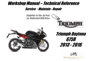 Triumph Daytona 675R Service Reparatur Werkstatthandbuch USB 2013 - 2016 - Bild 1 von 9