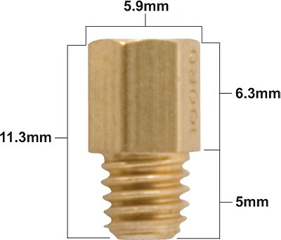 Genuine Mikuni VM TM Carburetor Large Hex 4/042 Size 230 Main Jet VM4/042/230 - Image 1 of 1