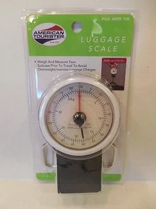 American Tourister Gepäckwaage tragbare kompakte Größe manuelle Reisewaage Neu - Bild 1 von 2