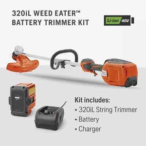 Husqvarna 970480104 320iL 40V WeedEater Brushless Lithium-Ion 16 in. Straight - Picture 1 of 5