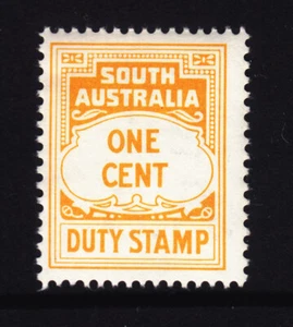 S.A. :  1c  STAMP DUTY   WMK C/SA  MUH  - Picture 1 of 1