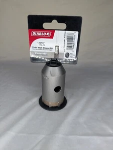 Diablo SDS-Plus Core Bit Thin Wall Carbide Tipped 1-9/16" x 10 mm Shank - Picture 1 of 7