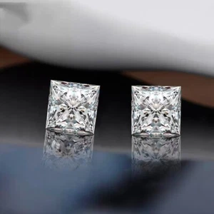 Princess cut lab Grown First Grade  Diamond 3 mm D - F Certified Loose CVD - Picture 1 of 10