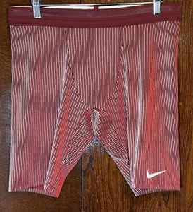 Nike Pro Elite Made in USA Half Tights Maroon Running Shorts Sz 2XL AO8152-611 - Picture 1 of 5