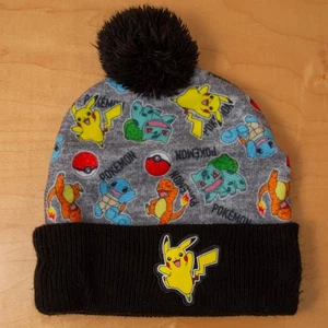 Pokemon Beanie - Game Freak Youth Size Pikachu Charmander Nerdhaven - Picture 1 of 3