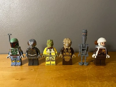 LEGO Star Wars ESB Bounty Hunter Minifiguras Lote de 6 Boba Fett Zuckuss Como Nuevo Foto 1 de 4