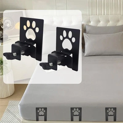 2x Gaxetas de colchão antiderrapantes suporte de estrutura de cama ajustável colchão de ferro corrediça - Imagem 1 de 4