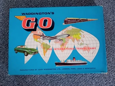 Go the International Travel Game 1961 Vintage Waddington's Edition - Image 1 of 4