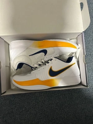Nike Ja 2 Murray State Shoes Mens Size 11.5 White Blue Basketball shoes - Image 1 of 2